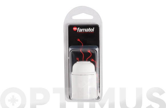 PORTALAMPARAS E27 60X147X50 BL