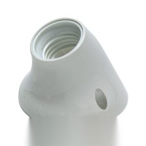 PORTALAMPARAS ZOCALO CURVO E27