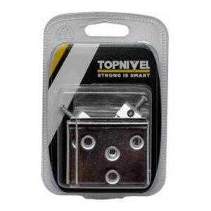 COLGADOR PARED 74MM CINC 4 PZ