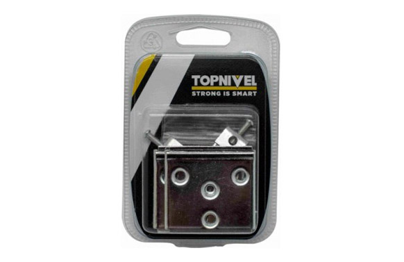 COLGADOR PARED 74MM CINC 4 PZ