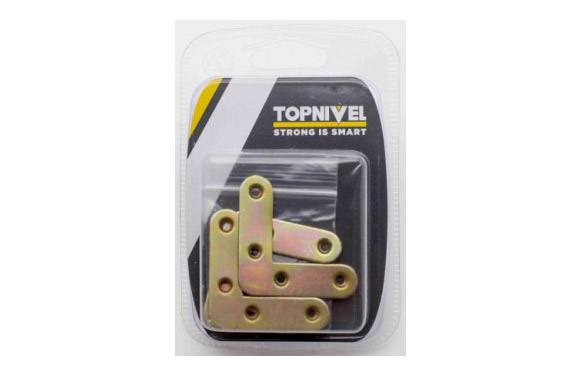 ESCUADRA PLANA 50MM 4 PZ