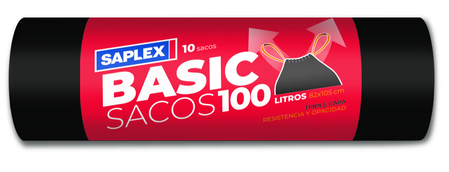 SACO 82X105CM 100LT OKI 10 PZ