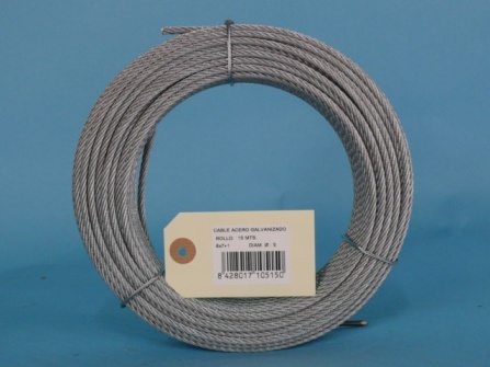 CABLE 6X7+1 5MM 15 MT