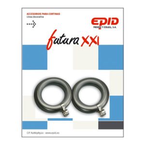 ANILLA CORTINA 19MM METAL NIQU