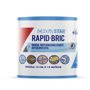CINTA IMPERM. 15CMX12MT TEJA A