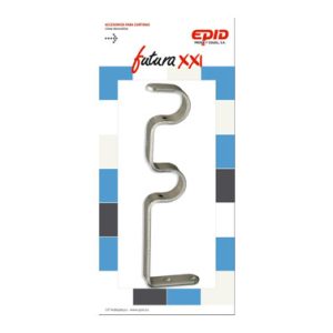 SOPORTE DOBLE 19MM METAL NIQUE