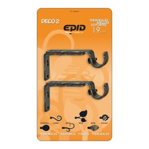 SOPORTE EXTEN 19MM METAL NEGRO