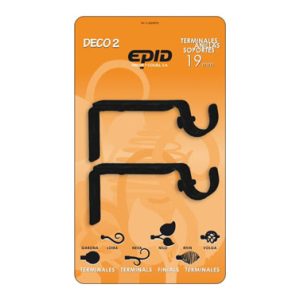 SOPORTE EXTEN 19MM METAL NEGRO