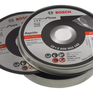 DISCO CORTE INOX 115X1 MM 2608