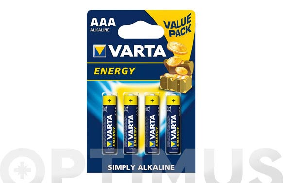 PILA LR03 AAA 1,5V MO 4 PZ