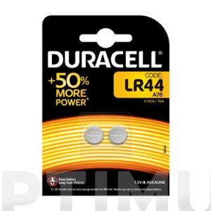 PILA BOTON LR44 2 PZ DURACELL