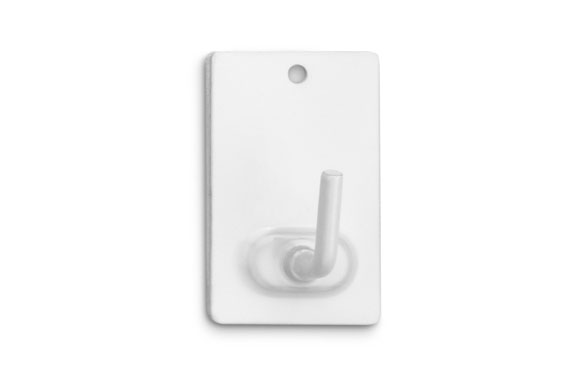 COLGADOR ADH BLANCO 41X25X17MM