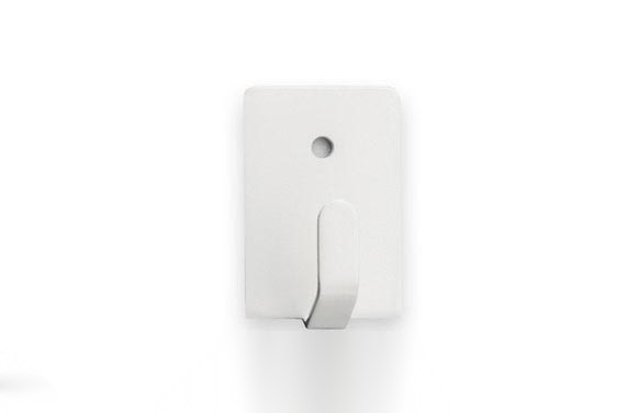 COLGADOR ADH BLANCO 26X18X12MM