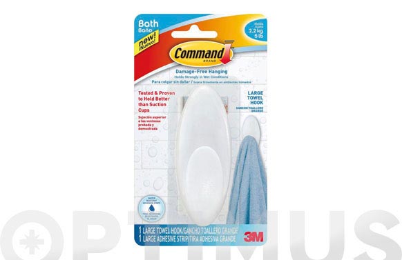 COLGADOR ADH BLANCO PL COMMAND