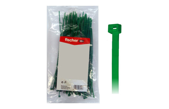 BRIDA 2,5X100MM VERDE 100 PZ 5