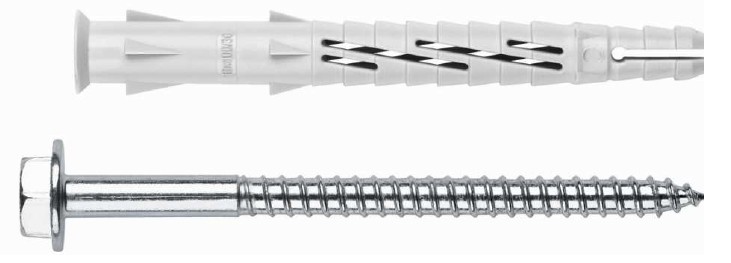 TACO FIJ CLAV .C/HEX. 08X080MM