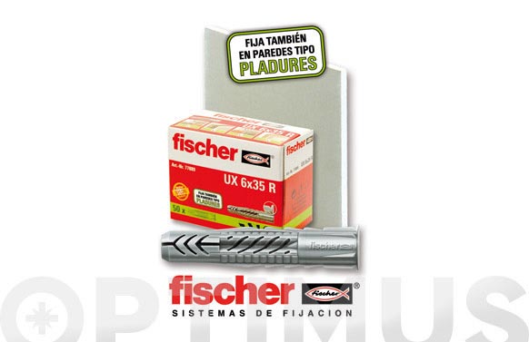 TACO FIJ REBORDE 10X60MM 50 PZ