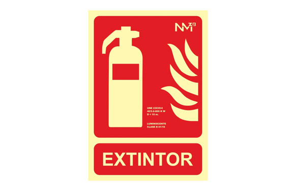 CARTEL LUMINISCENTE 210X300MM