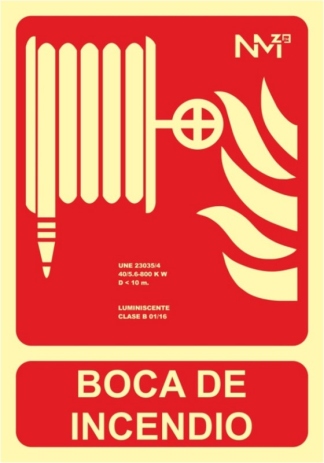 CARTEL LUMINISCENTE 210X300MM