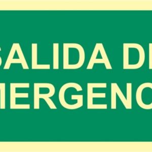 CARTEL LUMINISCENTE 150X300MM