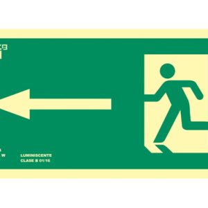 CARTEL LUMINISCENTE 320X160MM