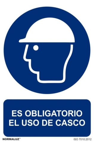 CARTEL SEÑAL 210X300MM OBLIGA