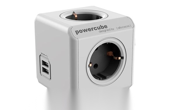 BASE MULTIPLE 4T 2USB COLOR SU