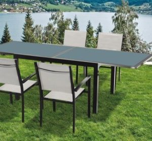 MESA JARD 80/160X80X75CM ANTR.