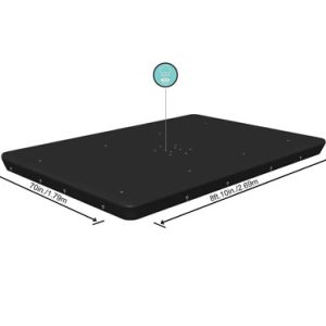 COBERTOR OVALADO 269X179CM