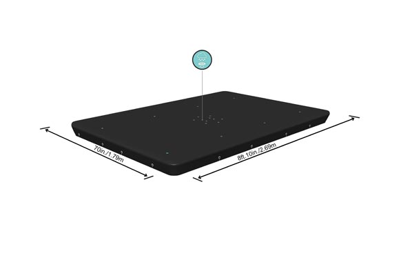 COBERTOR OVALADO 269X179CM