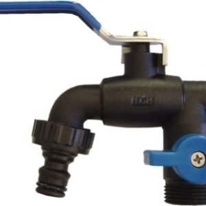 GRIFO CURVO NYL PALANCA 1/2X3/