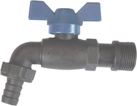 GRIFO CURVO NYL MARIPOSA 3/4″