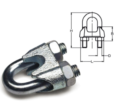 SUJETACABLE SUJ 741 M-8 1 PZ D