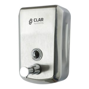 DISPENSADOR JABON 0,8 L ACERO