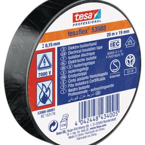 CINTA 20MT X 19MM NEGRO TESATA