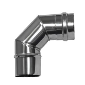 CODO ESTUFA PELLET 90º Ø80MM I