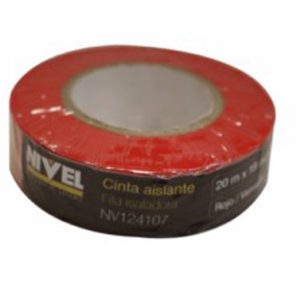 CINTA 20MT X 19MM ROJO NIVEL