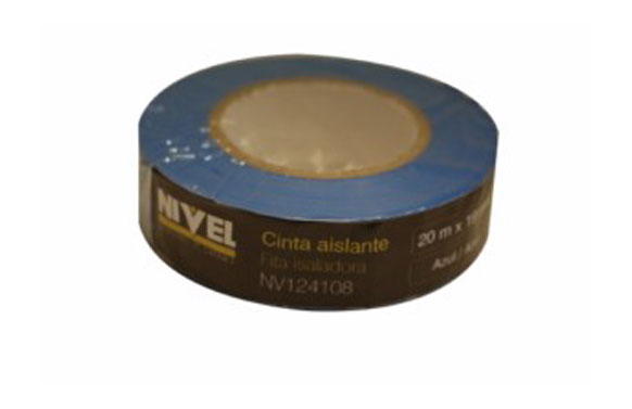 CINTA 20MT X 19MM AZUL NIVEL