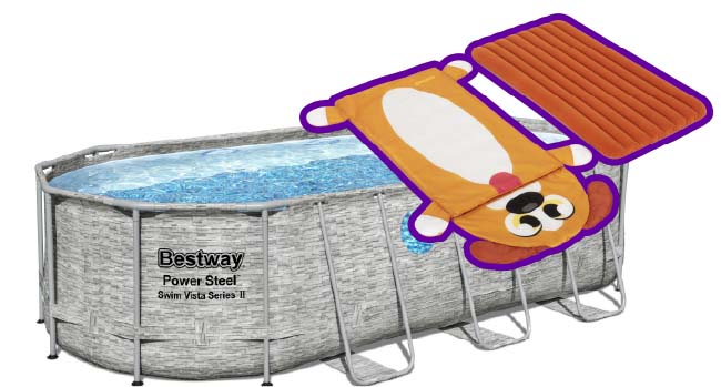 PISCINA PVC 549X274X122CM POWE