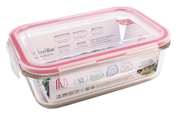 HERMETICO ALIMEN. RECT 1200ML