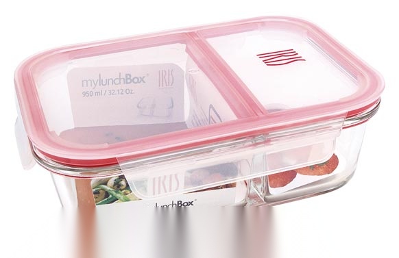 HERMETICO ALIMEN. RECT 950ML V