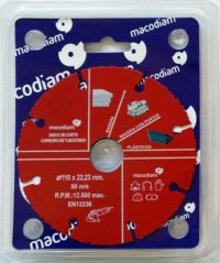 DISCO CORTE Ø115X22,23MM CARBU