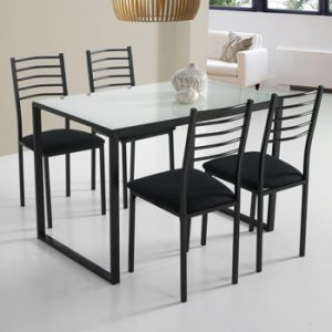 MESA 4 SILLAS 75X110X70CM