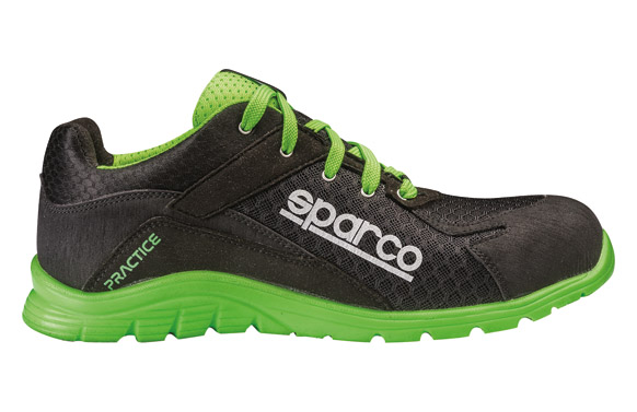 ZAPATO SEG T42 NEGRA/VERDE MAL
