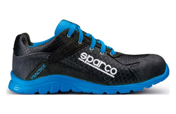 ZAPATO SEG T42 NEGRA/AZUL MALL