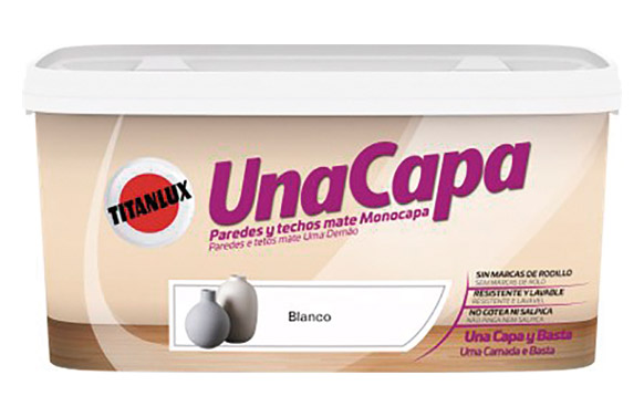 PINTURA MATE INT. BLANCO 4 LT