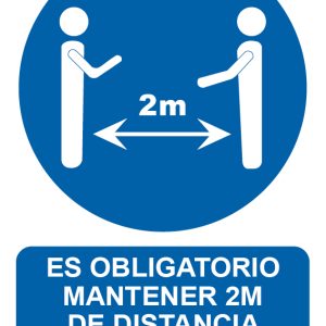 CARTEL ADH 200X300MM DISTANCIA