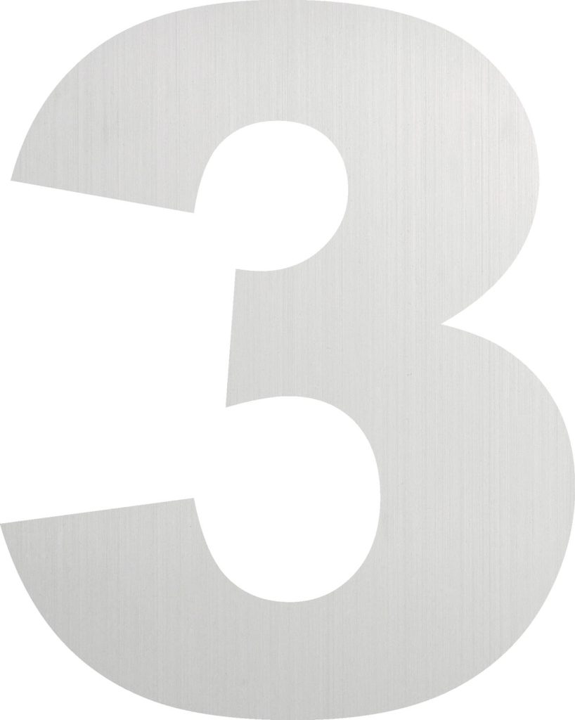 NUMERO «3» 130MM 8128A