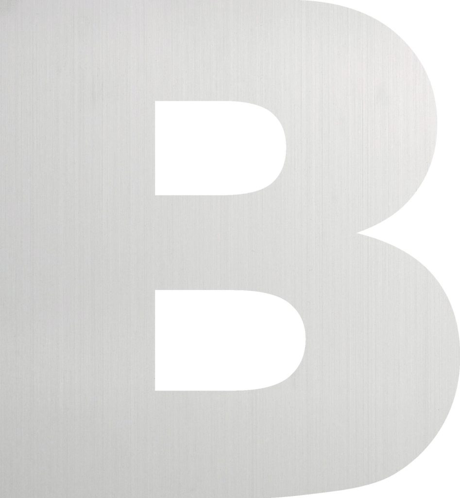 LETRA «B» 130MM 8652A