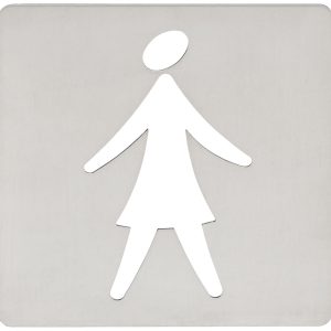 PLACA BAÑO MUJER 120X120MM 860